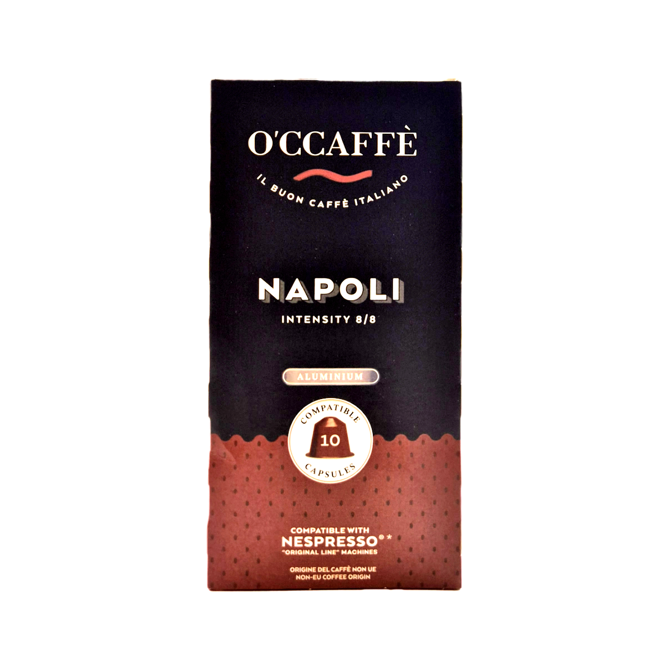 Kapsle pro Nespresso O'Ccaffé Napoli hliník 10 porcí