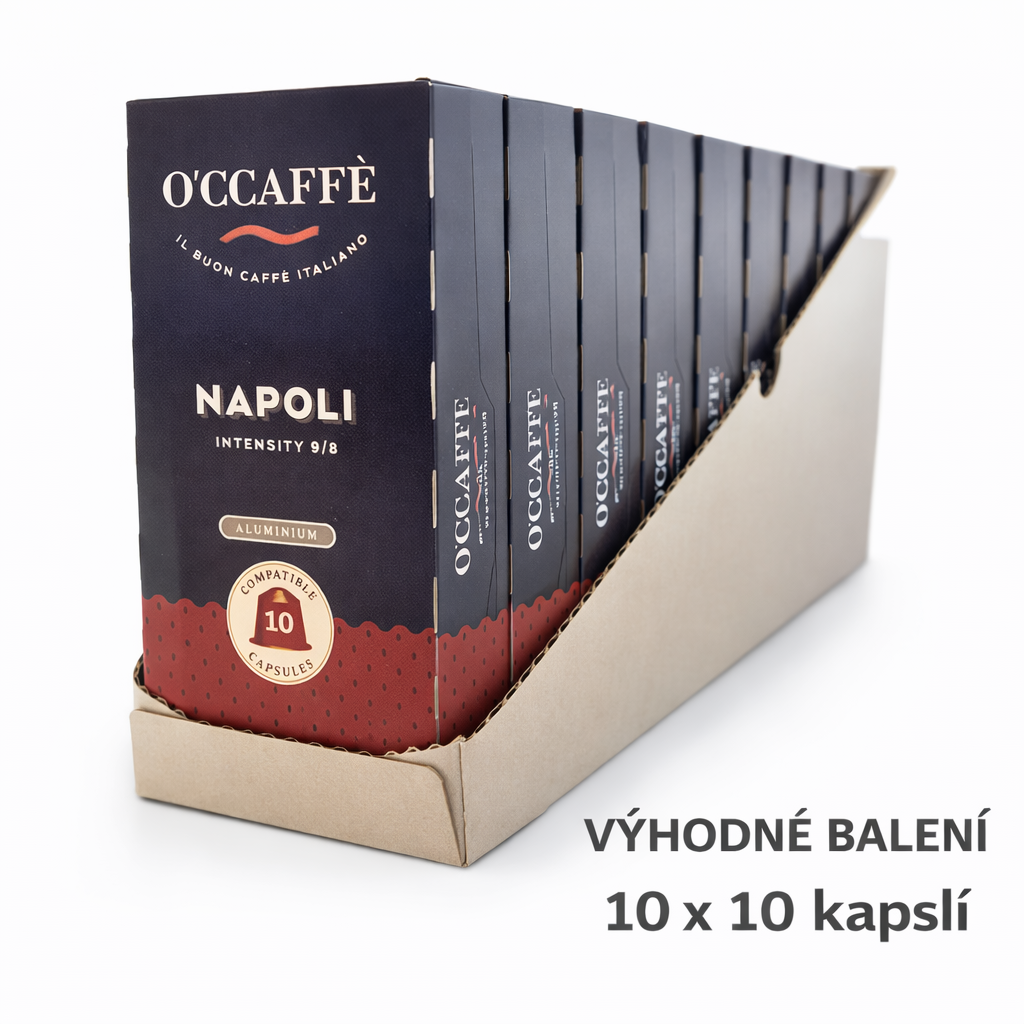 Kapsle pro Nespresso O'Ccaffé Napoli hliník 100 porcí